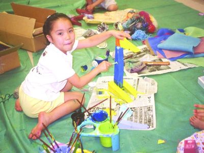 カワイ音楽教室 絵画造形コース 蓬莱センターの絵画造形（児童）