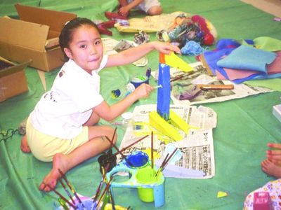 カワイ音楽教室 絵画造形コース 志紀学園幼稚園の絵画造形