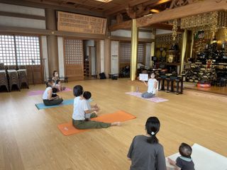 寺院deヨガ 教室 2