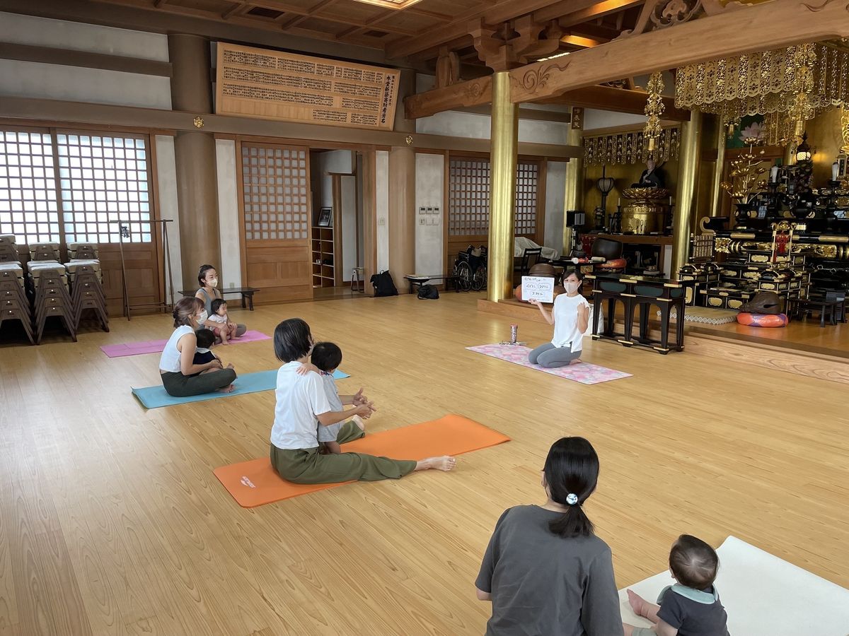 寺院deヨガ 法伝寺deヨガ校3