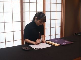 書道教室 花 教室 2