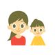 6歳の女の子と20代前半のお母さん