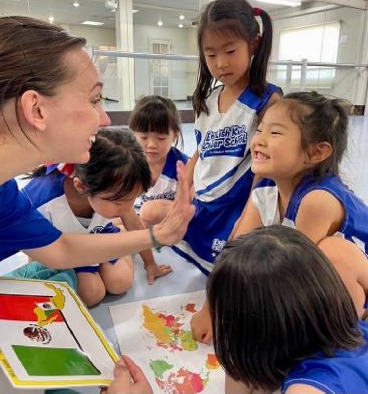 グローバルアスリート英語キッズチアスクール 横浜校の様子