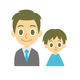 6歳の男の子と40代前半のお父さん