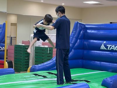 東京アスレティッククラブ【運動・体操・陸上】 TAC武蔵関のふわふわトランポリン(TAC武蔵関)