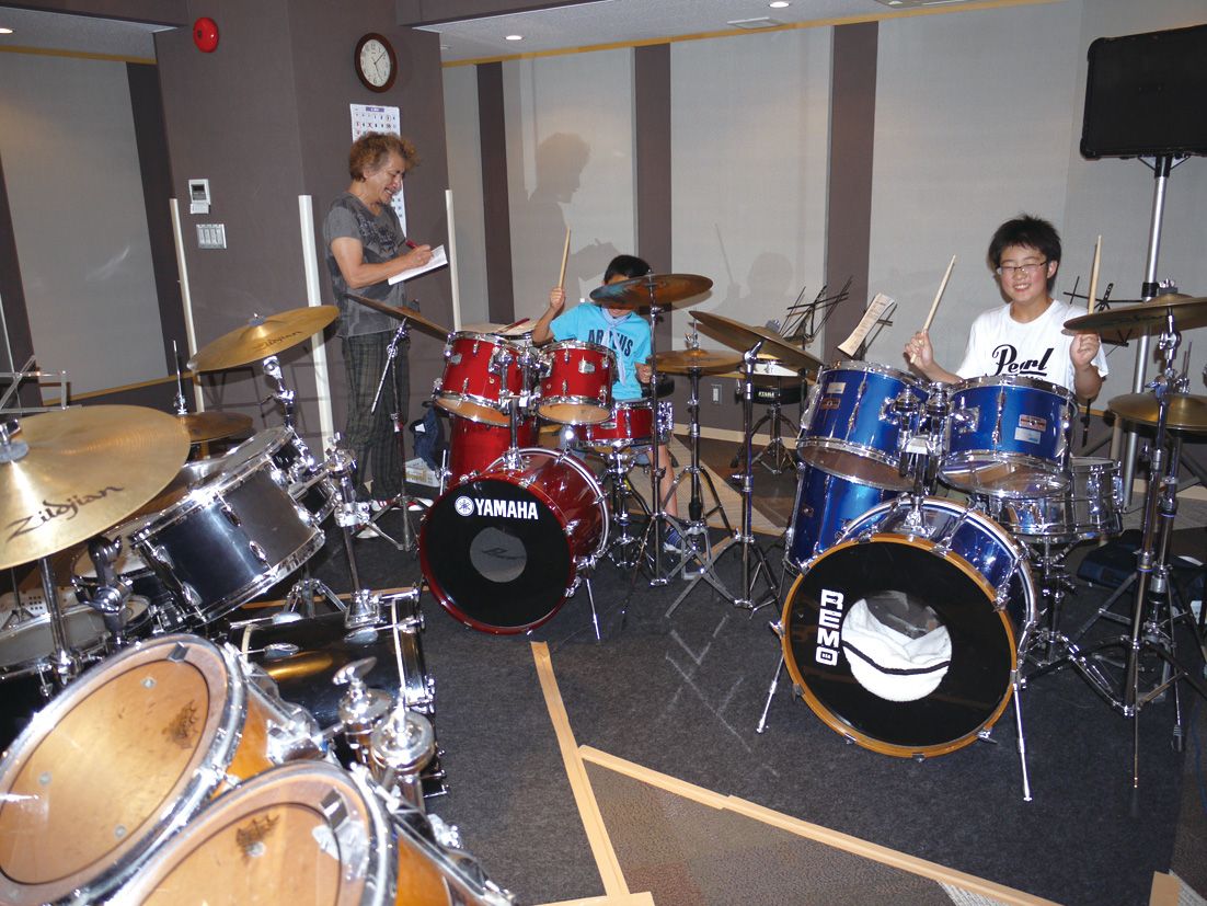 宮地楽器音楽教室 ドラム教室のカリキュラム
