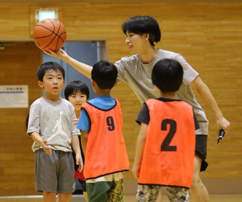 笑顔と成長のバスケ教室Tanza 南行徳校の様子
