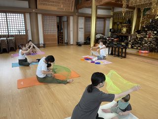 寺院deヨガ 教室 1