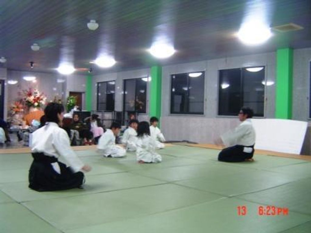 富士宮合気会 外神苑内の武道場写真・教室の様子