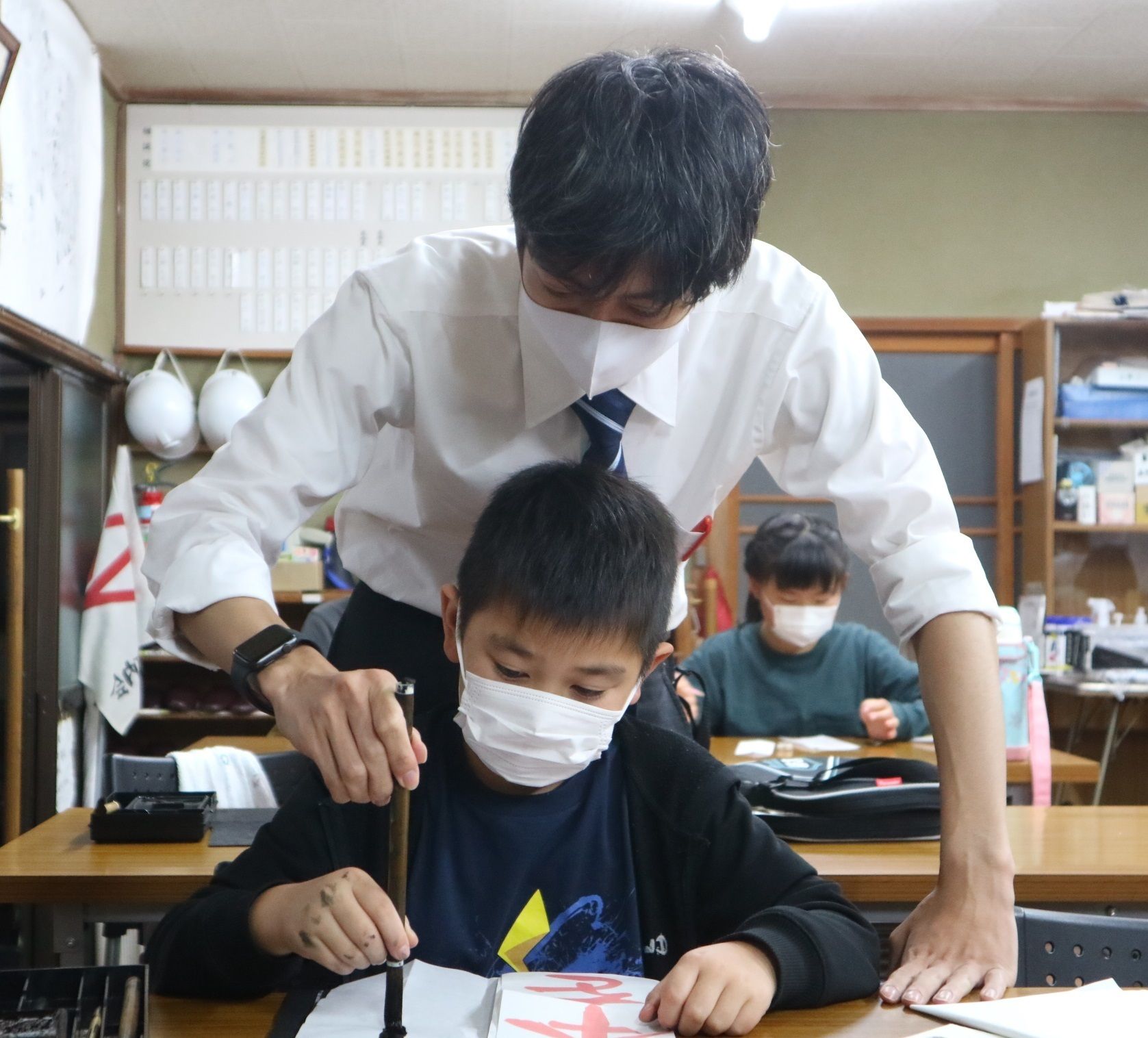 紅花書道塾のカリキュラム