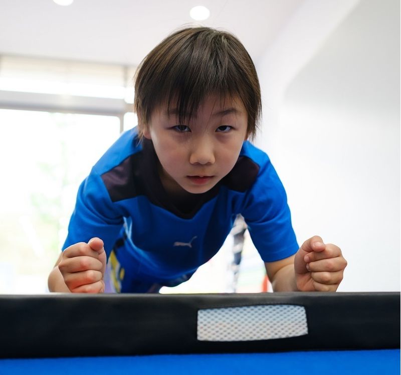 タイカンジュク できたが増える子どもスポーツ教室の様子