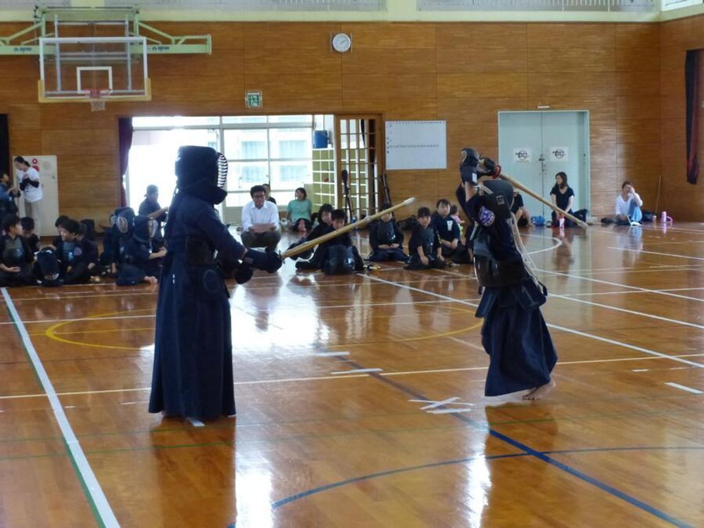 宮古郡剣道連盟 宮古島市立北小学校体育館写真・教室の様子