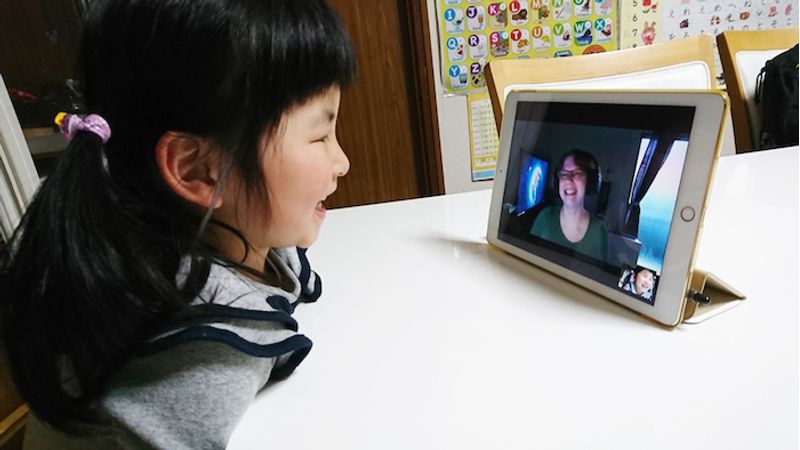 オンライン・インターナショナルスクール Global Step Academy オンライン講座の様子