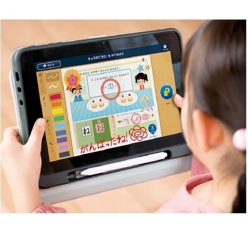 スマイルゼミ 幼児コースの様子